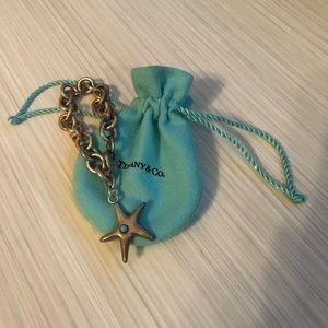 Tiffany’s starfish bracelet with jewelry bag